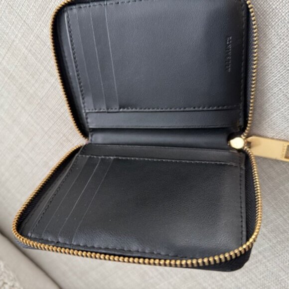 All Saints Lena Hex Leather Zip Wallet - Picture 9 of 11